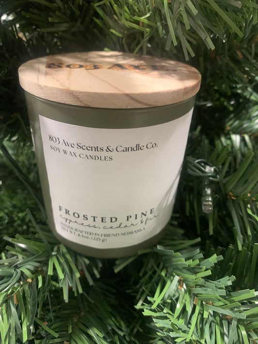 Frosted Pine 8.5 oz Candle