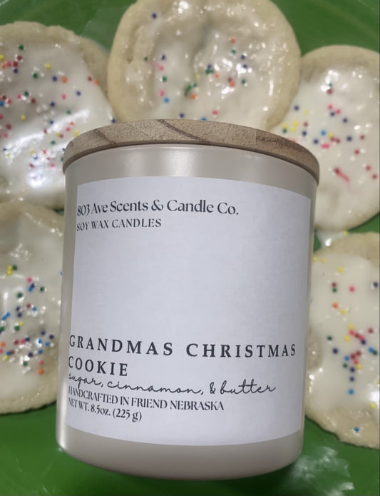Grandma's Christmas Cookie Candle