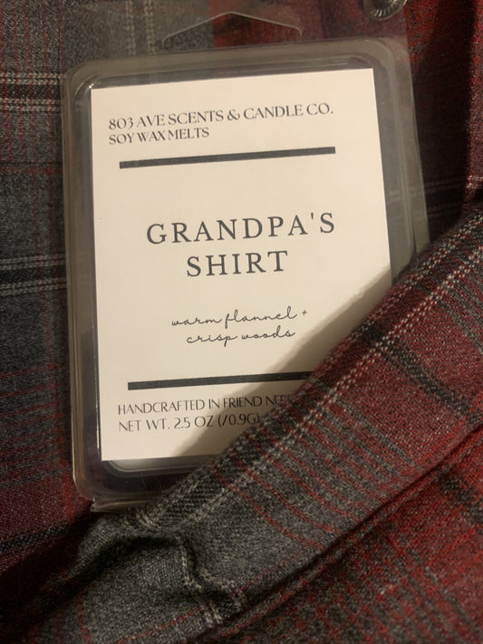 Grandpa's Shirt Wax Melt